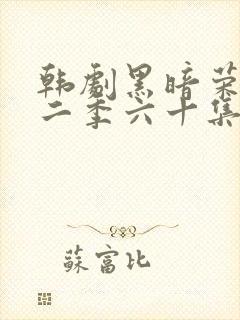韩剧黑暗荣耀第二季六十集