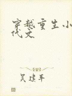 穿越重生小说年代文