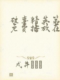 破事精英第2季免费播放在线
