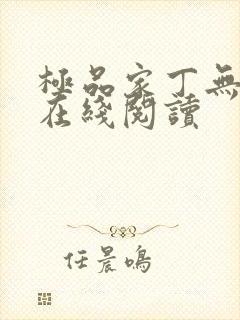 极品家丁无删减在线阅读封面