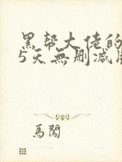 黑帮大佬的365天无删减版