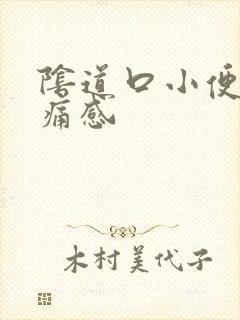阴道口小便有刺痛感