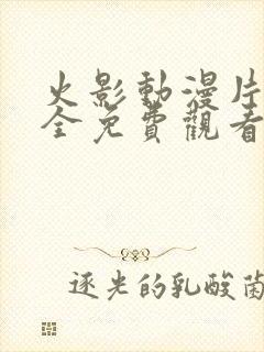 火影动漫片子大全免费观看下载封面