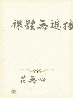 裸体无遮挡.