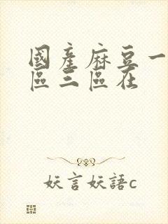国产麻豆一区二区三区在封面