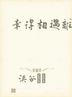 幸得相遇离婚时封面
