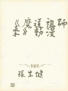 《魔道祖师第四季》动漫
