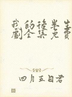 我的后半生电视剧全集免费播放高清
