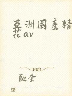 亚洲国产精品探花av封面