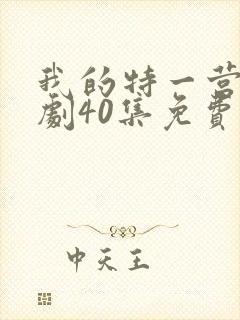 我的特一营电视剧40集免费观看