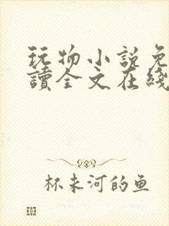 玩物小说免费阅读全文在线阅笔趣阁无弹窗