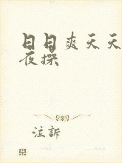 日日爽天天操夜夜操封面
