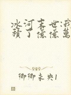 冰河末世:我囤积了亿亿万物资的全部小说