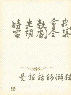 时光教会我爱你电视剧全集免费播放封面