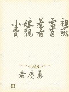小娘惹电视剧免费观看肖燕