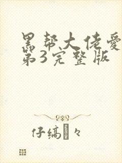 黑帮大佬爱上我第3完整版封面