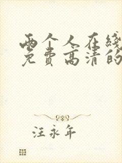 两个人在线观看免费高清的电视剧封面