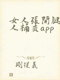 女人张开腿让男人桶爽app