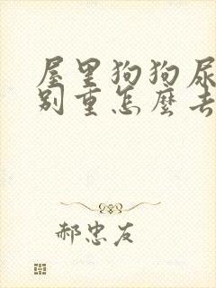 屋里狗狗尿味特别重怎么去除