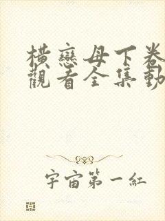 横恋母下卷免费观看全集动画片
