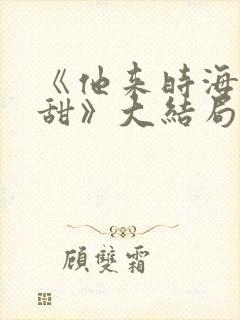 《他来时海风很甜》大结局