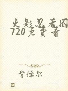 火影忍者国语版720免费看