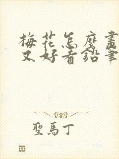 梅花怎么画简单又好看铅笔画