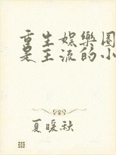 重生娱乐圈喊麦是主流的小说