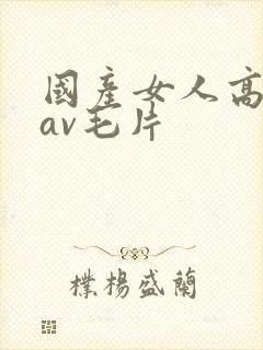 国产女人高潮的av毛片