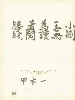 胜者为王小说在线阅读无删减
