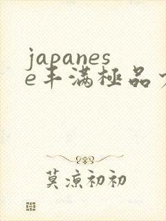 japanese丰满极品少妇