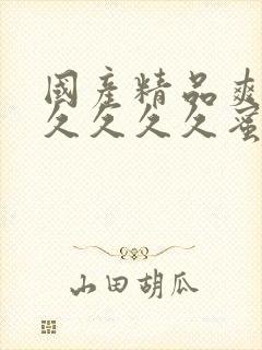 国产精品爽爽久久久久久蜜臀