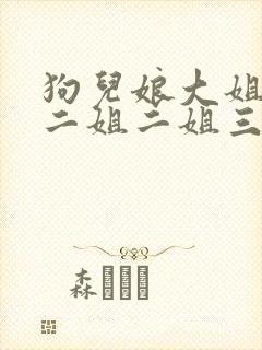 狗儿娘大姐二姐二姐二姐三姐的背景封面