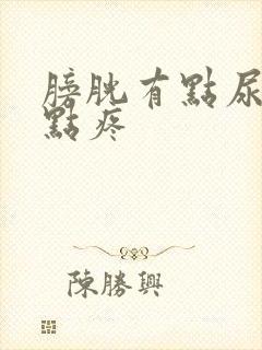 膀胱有点尿就有点疼