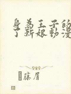 身为王子的我成了新娘动漫