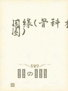 因缘(骨科 校园)
