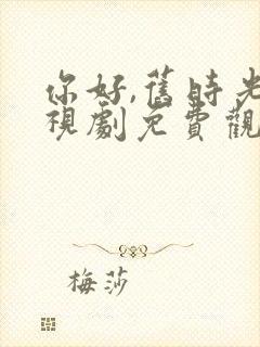 你好,旧时光电视剧免费观看完整版