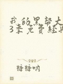 我的黑帮大佬第3季免费经典片段在线观看封面