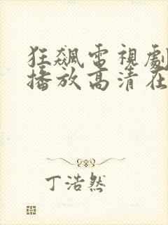 狂飙电视剧免费播放高清在线观看