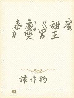 泰剧《甜蜜惩罚》双男主