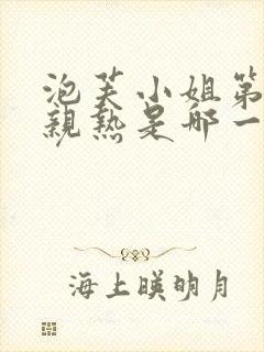 泡芙小姐第六季亲热是哪一集封面