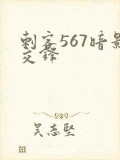 刺客567暗影交锋封面