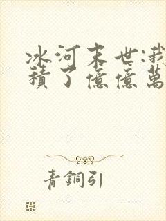 冰河末世:我囤积了亿亿万物资完结版