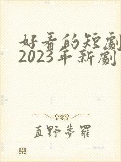好看的短剧推荐2023年新剧封面