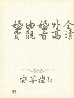 婚内婚外全集免费观看高清版电影
