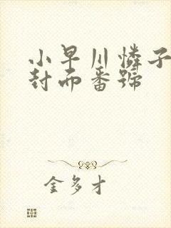 小早川怜子作品封面番号