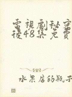 电视剧秘密的背后48集免费观看全集