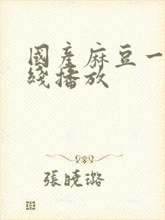 国产麻豆一区在线播放