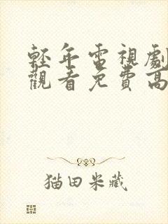 轻年电视剧在线观看免费高清