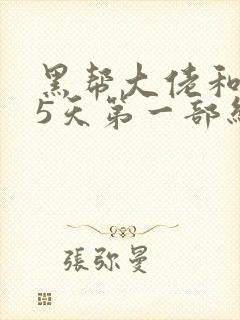 黑帮大佬和365天第一部结局